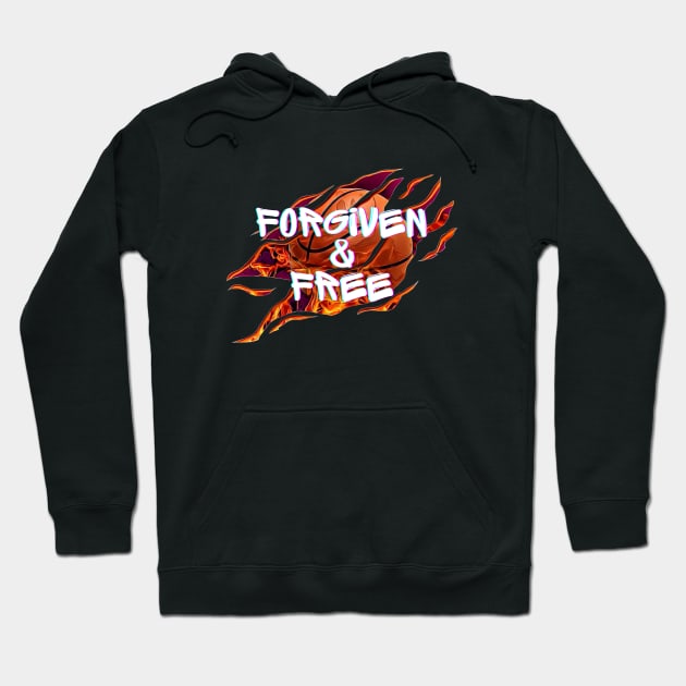 Forgiven And Free | Christian Hoodie by All Things Gospel